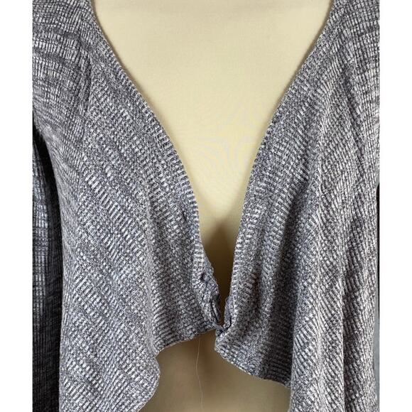 Epic Threads Womens Medium Gray Open Front Drape Cardigan Sweater - Picture 10 of 10
